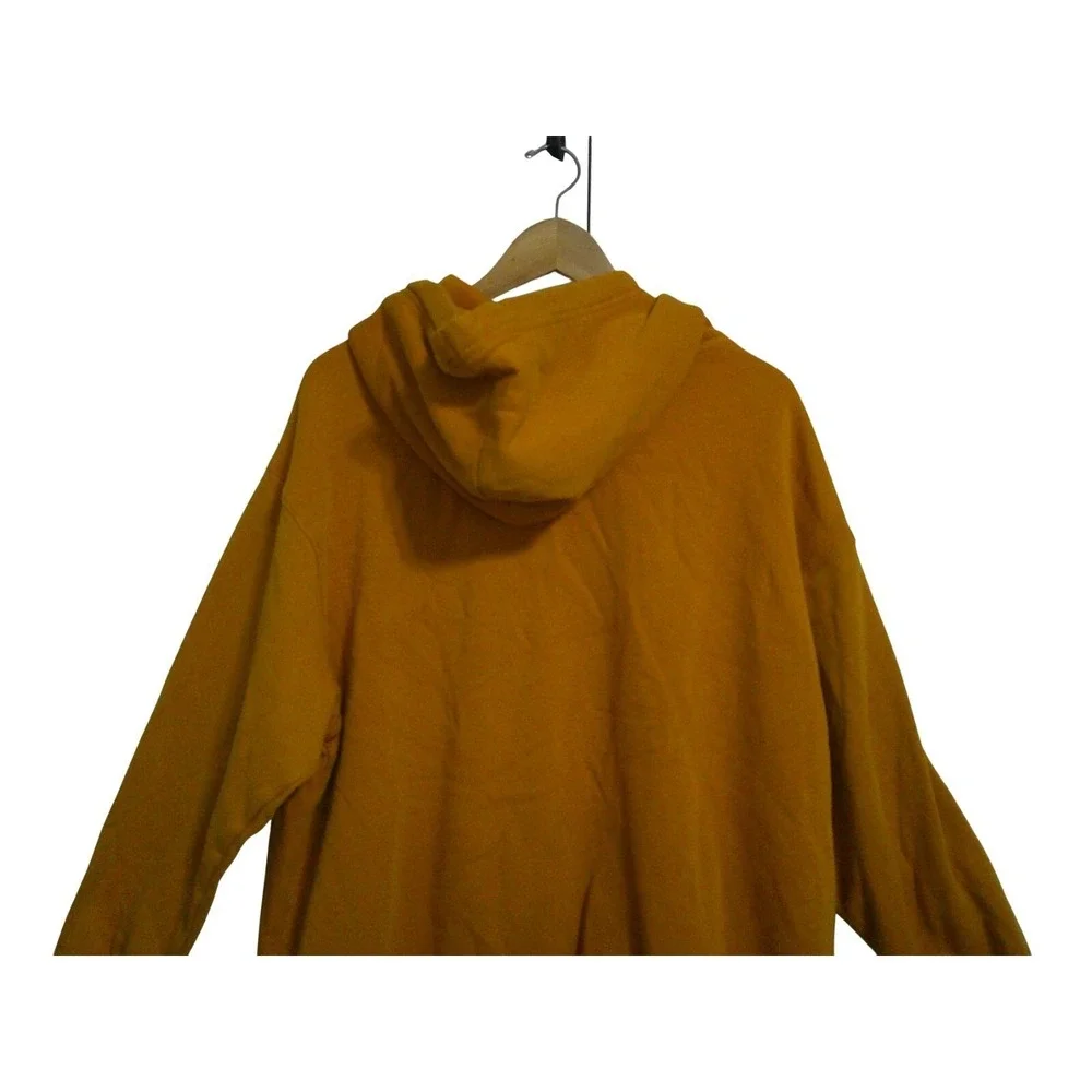Nike Hoodie Women Large Gold Embroidered Center Swoosh Pullover DJ7668-738
